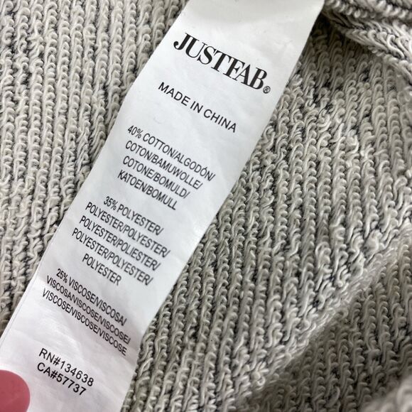 Justfab Dress Womens Large Gray Lace‎ Up Long Sleeve Pockets Aline Jersey Knit - Picture 4 of 10